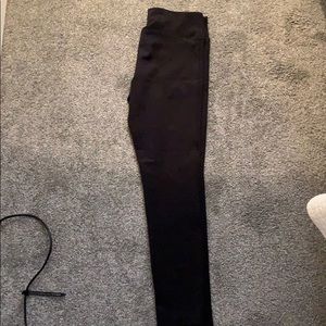 Black workout leggings
